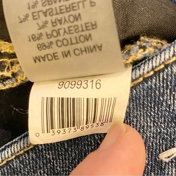 Vince Camuto 27/4 Skinny Jeans Mid Rise Release Fray Hem Womens Ankle Stretch - Picture 10 of 14